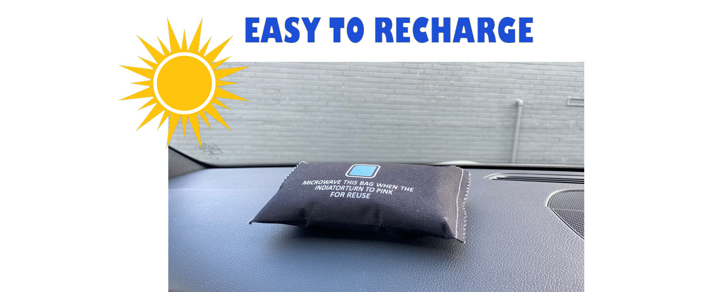 Almineez Reusable Silica Gel Car Dehumidifier Damp Moisture Absorber