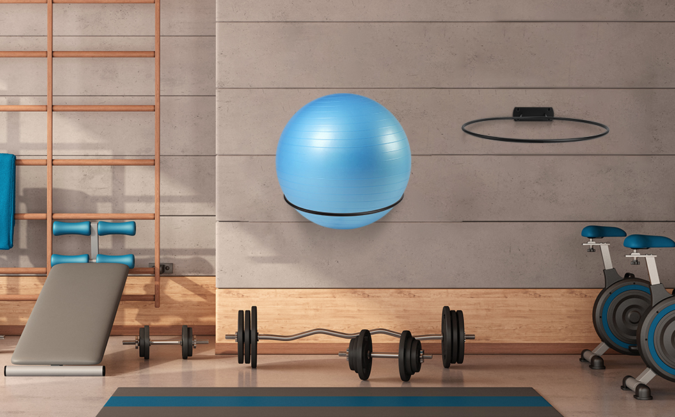 XIAO PEI Yoga Ball HolderWall Mounted Exercise Stability