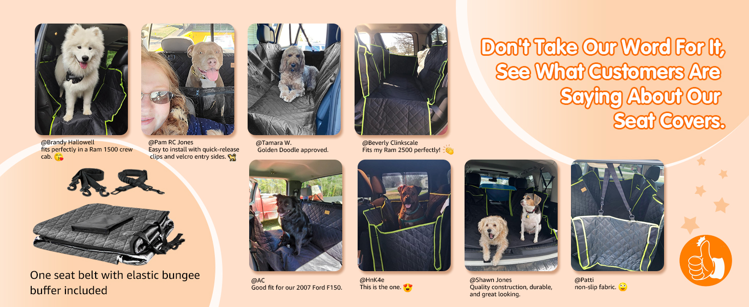 dog seat covers