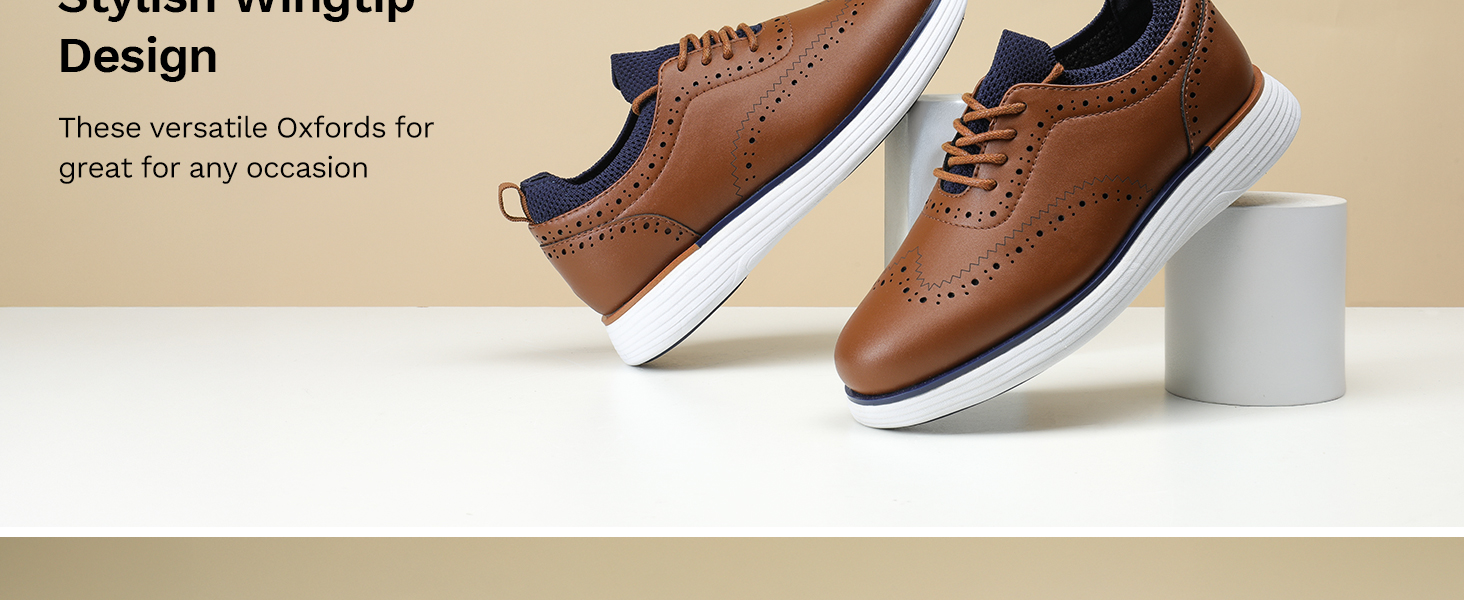 Bruno Marc Lace-Up Comfortable Fashion Dress Shoes