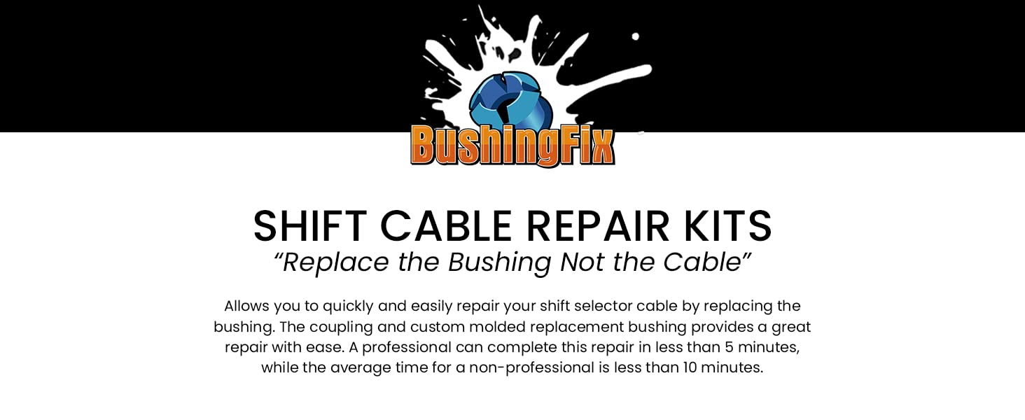 BushingFix IM1KIT1 Transmission Shift Cable Bushing Repair Kit