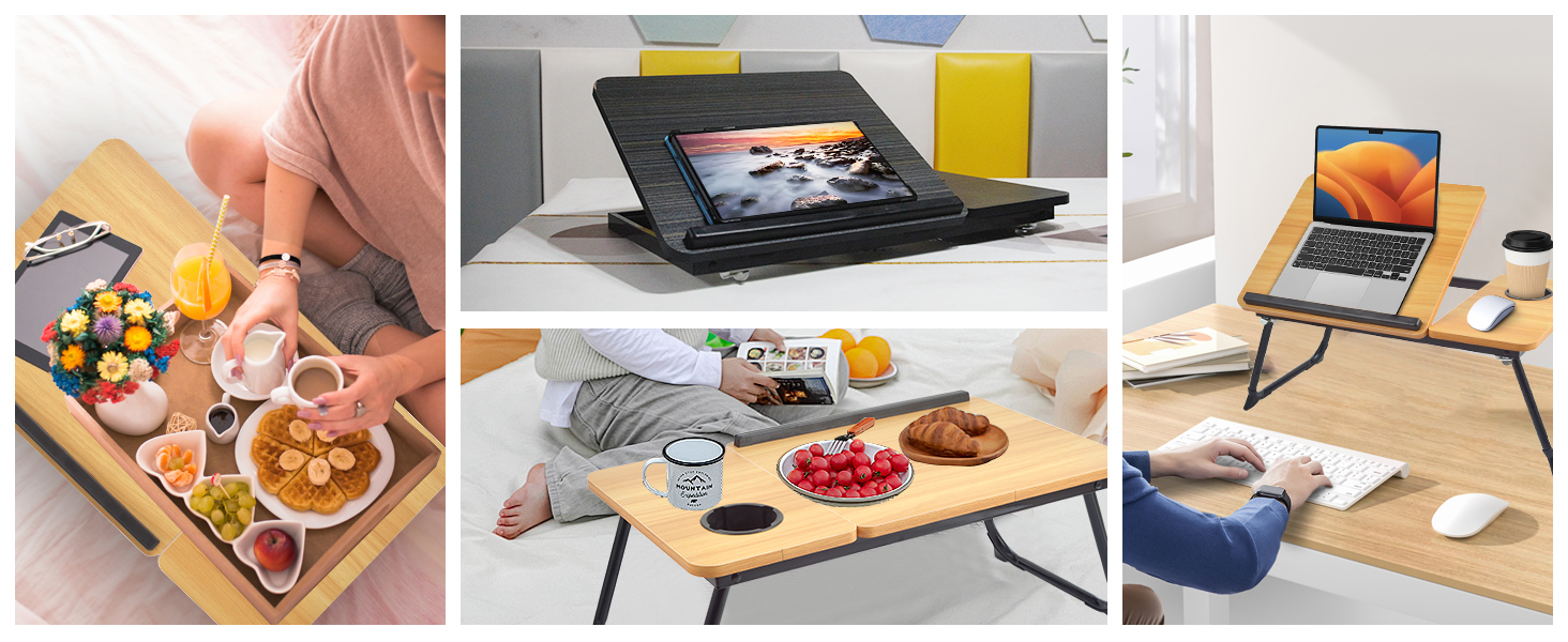 bed table for laptop and eatting