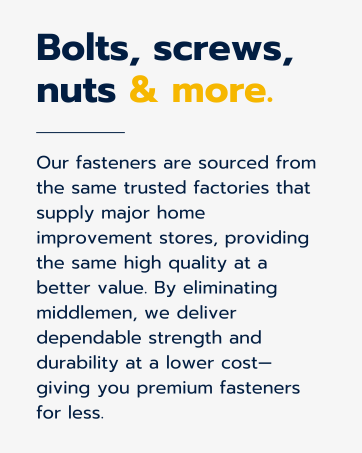bolts nuts screws fasteners