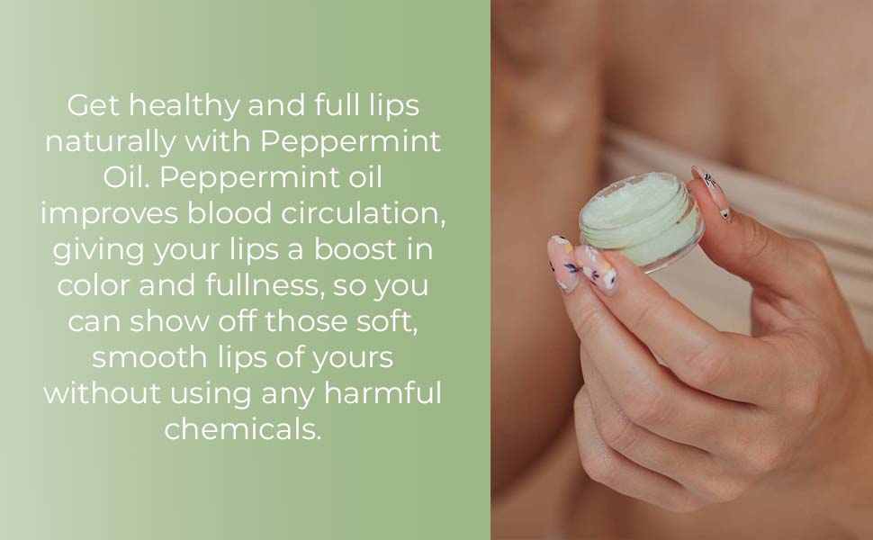 peppermint oil lip scrub sugar scrub