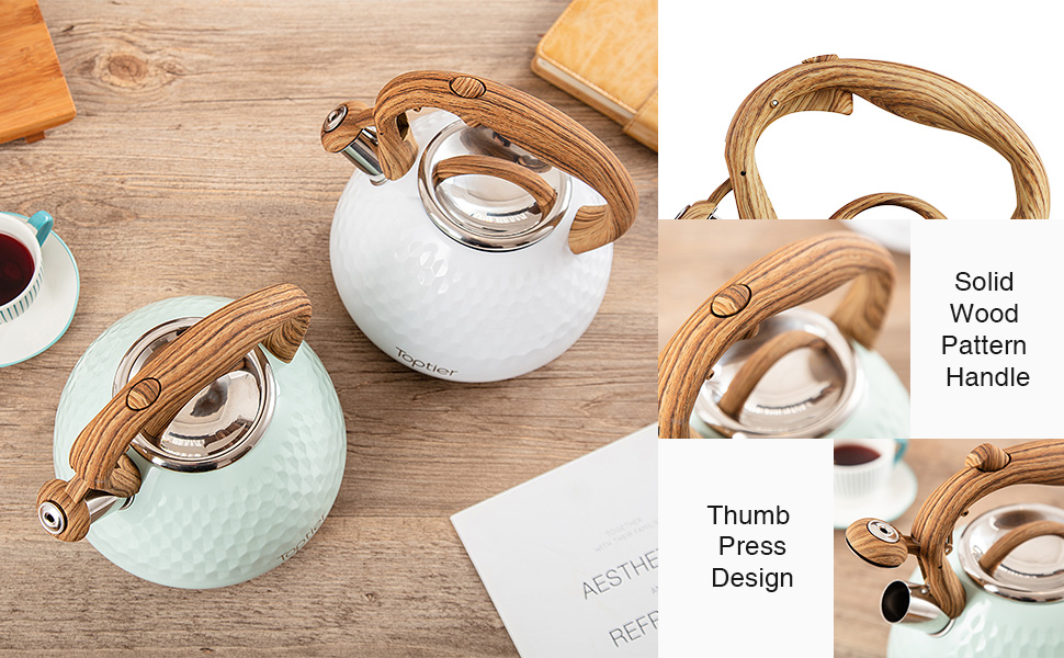 tea kettle stainless steel teakettle for stovetop stove top safe whistling teapot tea pot