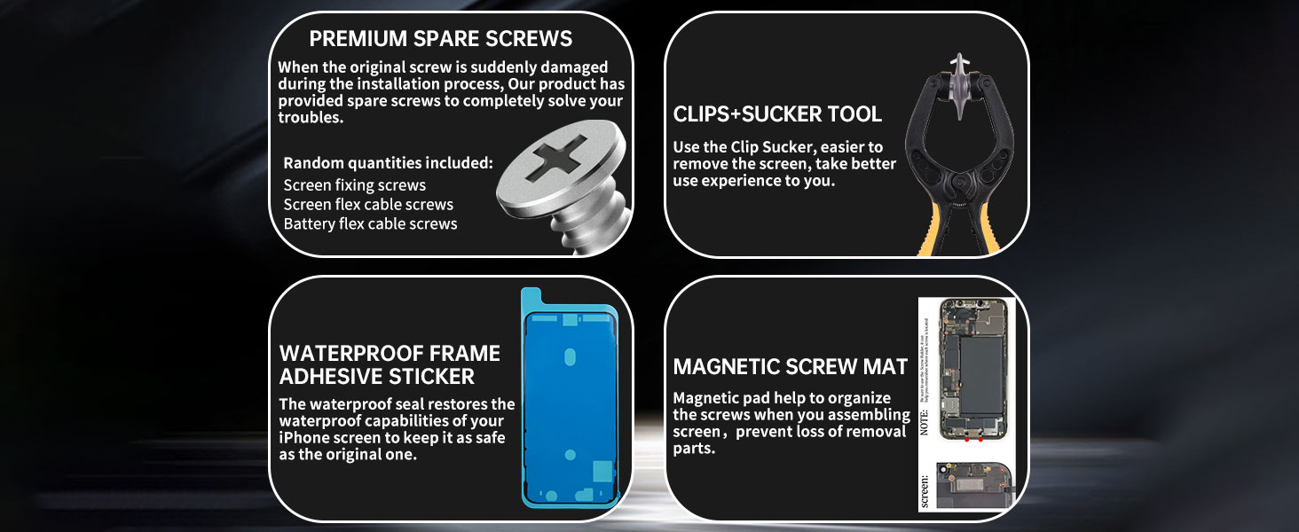Risidamoy [OLED for iPhone 12 Pro Max Screen Replacement