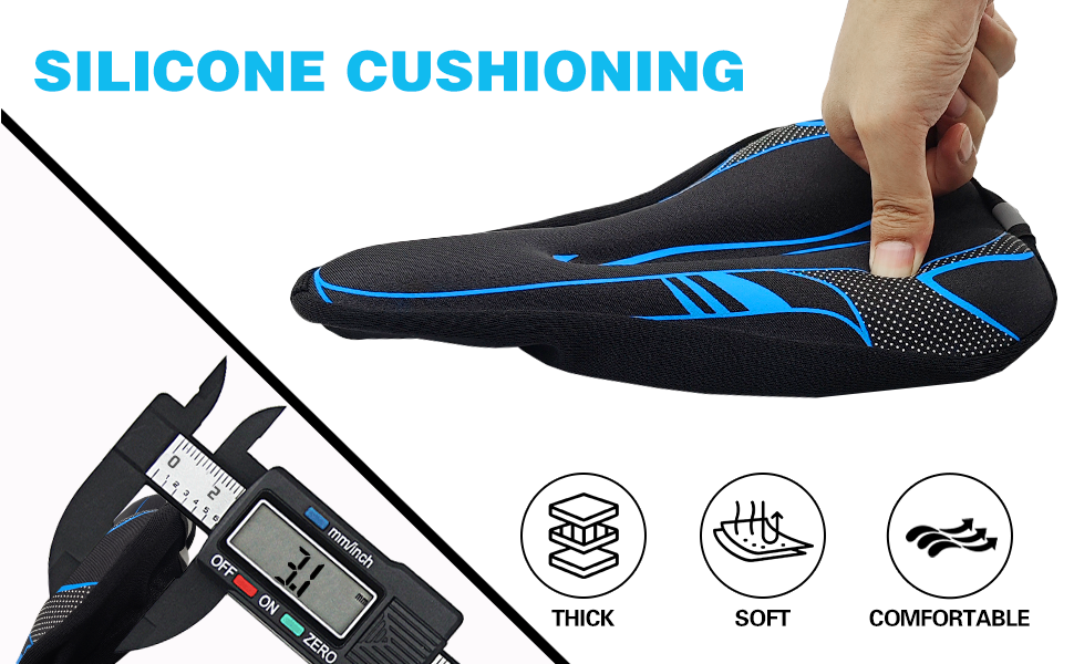 Padded Gel Bike Seat Cover