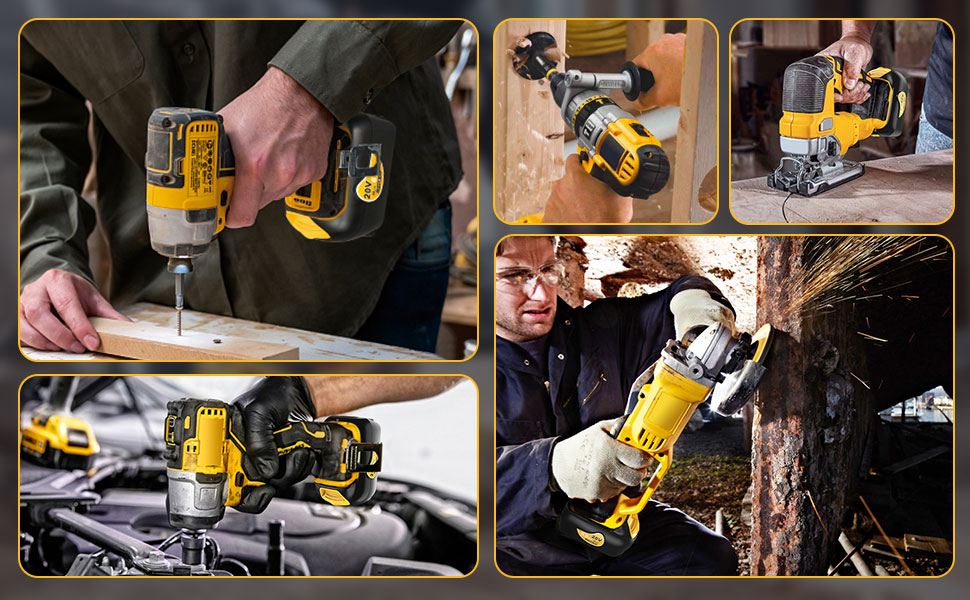 for Dewalt 20V Battery 6.0Ah