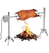 Jocisland Electric BBQ Rotisserie Grill Kit, 46