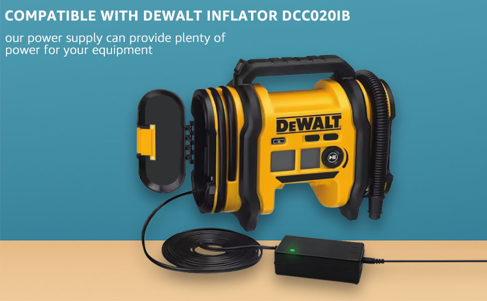 13.8V Power Charger N557514 Replacement for DeWalt Inflator