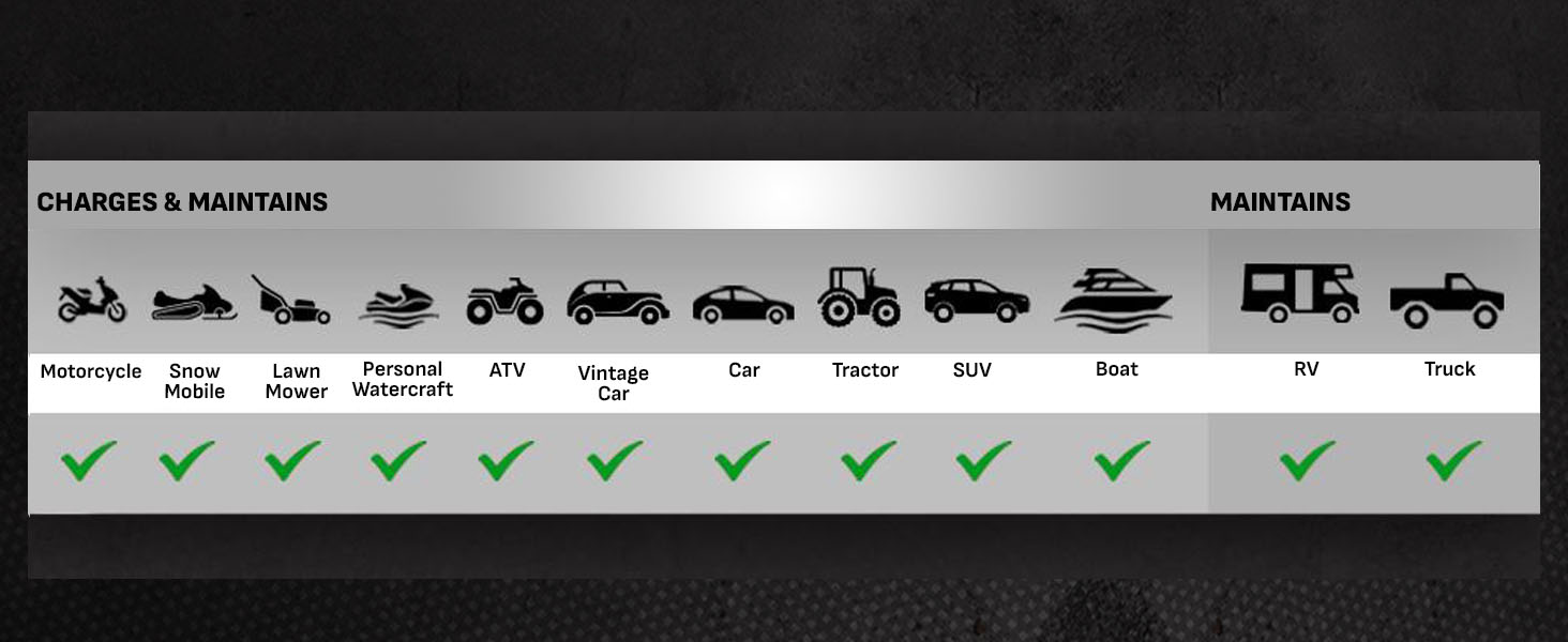 Schumacher SC1361 Fully Automatic Battery Charger, Maintainer, and Starter