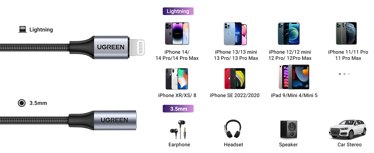 3.5mm jack to iphone adapter