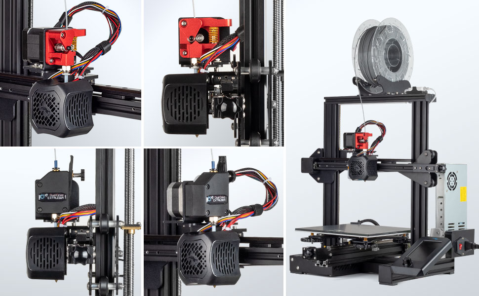 UniTak3D Ender 3 V2 Direct Drive Upgrades Soporte de Conversión para Ender 3 Pro, Ender 3 y