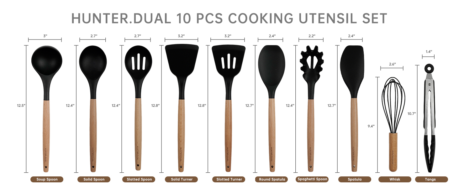 Silicone Cooking Utensils Set