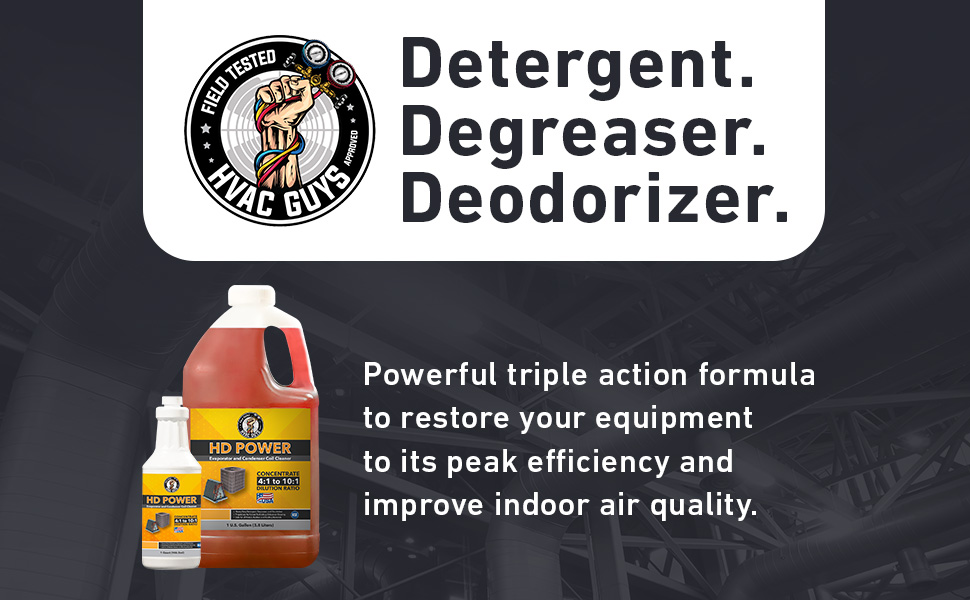 HVAC Guys HD Power Coil Cleaner Heavy Duty Professional