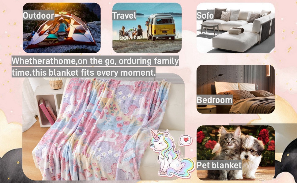 Unicorn bedding for girls