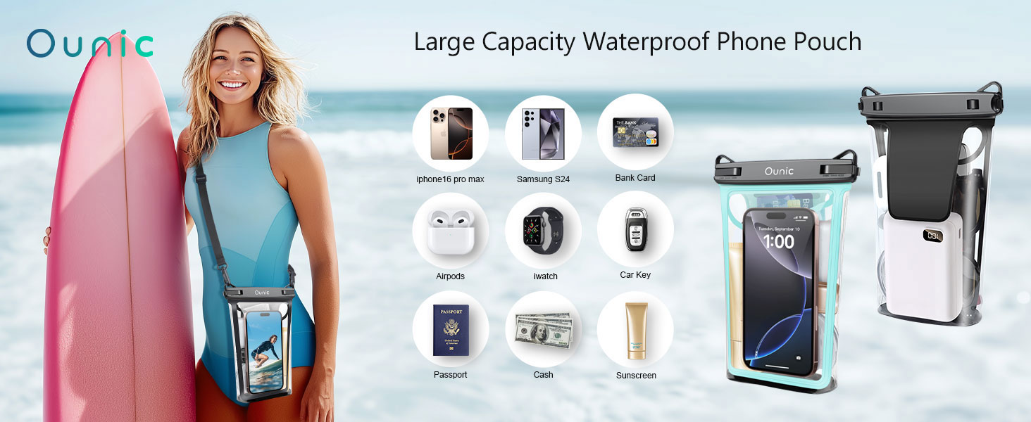 waterproof phone pouch