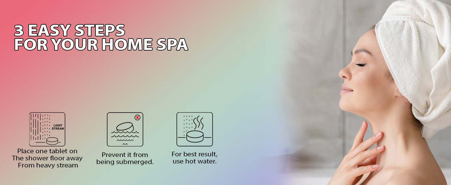 Aromatherapy shower steamers