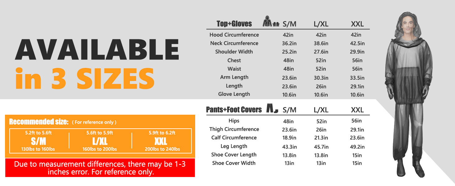 AVAILABLE in 3 SIZES