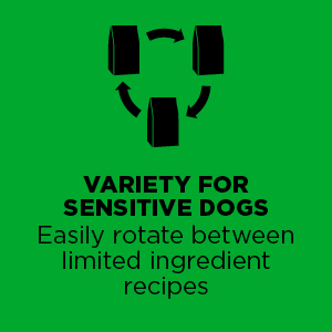 Variety for sensitive dogs