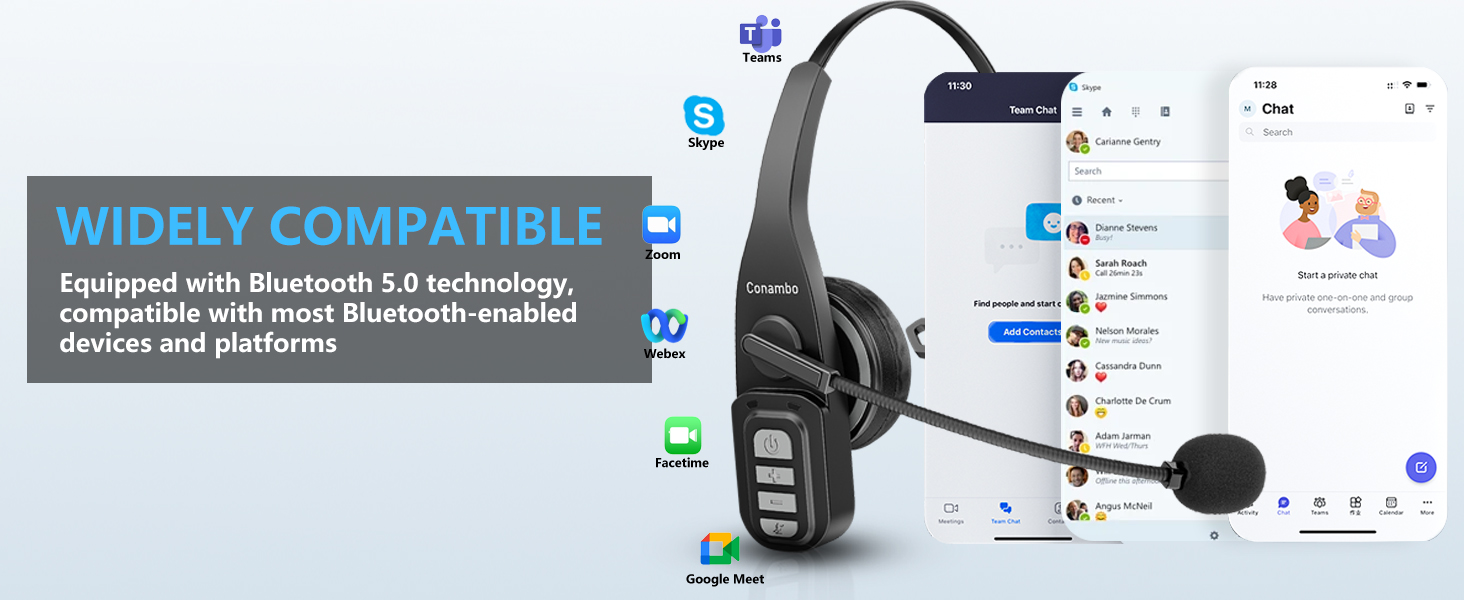 bluetooth headset with mic