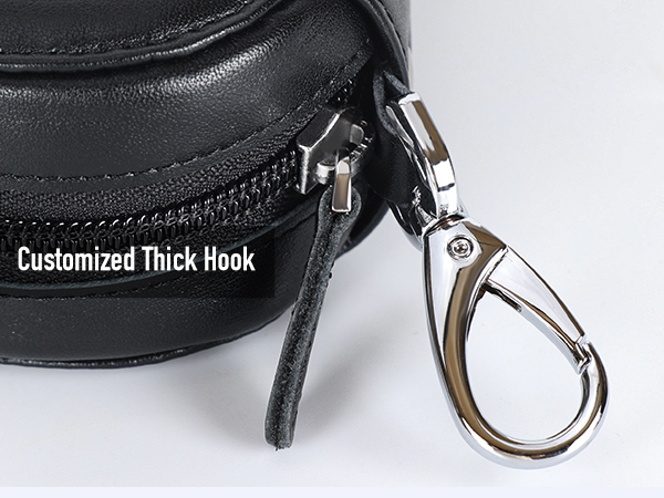 Polare Napa Leather Glasses Case Safety YKK Zipper