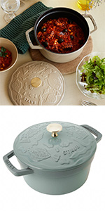 【新品・未使用】ストウブ　ミナペルホネン ココット オーシャン 20 cm ココットオーシャン ラウンド 20cm | 商品詳細 | 高島屋