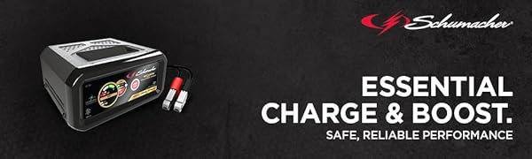 Schumacher Fully Automatic Battery Charger and Engine Starter - 55 Amp/10 Amp, 6V/12V 