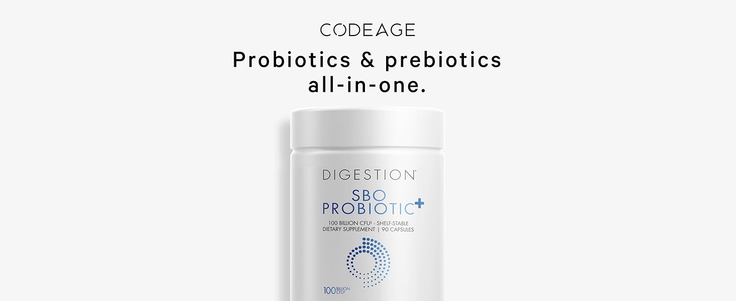 codeage probiotics 100 bn CFUs supplements, sbo probiotics 100bn, probiotic 100bn cfu, sbo probiotic