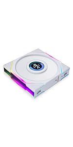 Amazon | LIANLI ケースファン UNI FAN TL LCD 120 WT Single