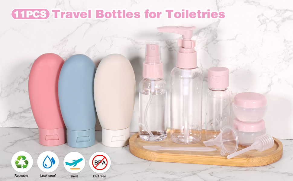 Travel Bottles for Toiletries