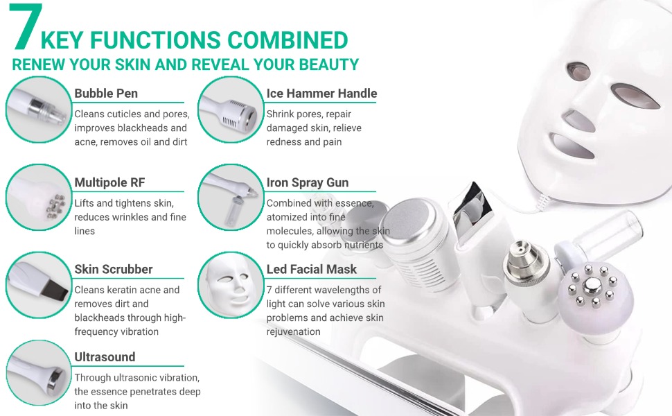 hydrogen oxygen facial care machine