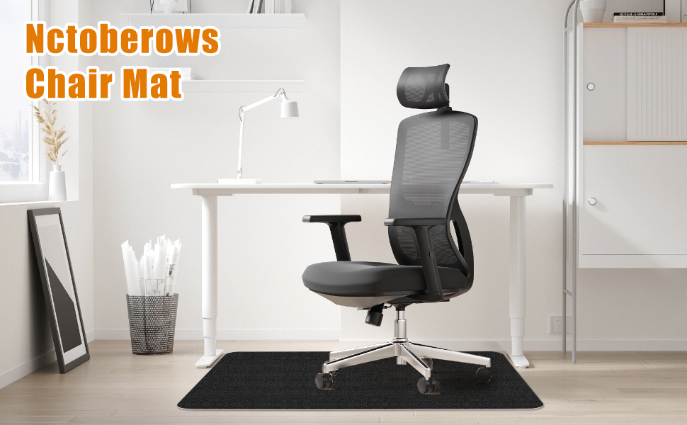 2PCS Office Chair Mat for Hardwood & Tile Floor, Computer