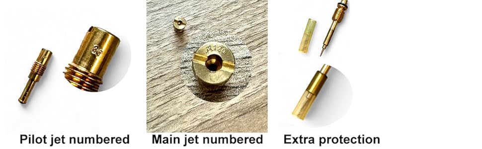 その他 handmade e Amazon.com: Right & Left Side Carburetor Carb Repair Rebuild