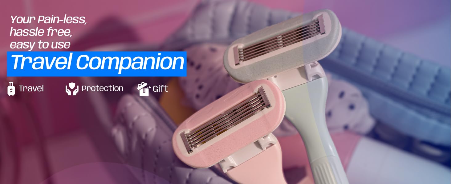 Pink body razor smooth shaving for girls full body shave women pink rajar