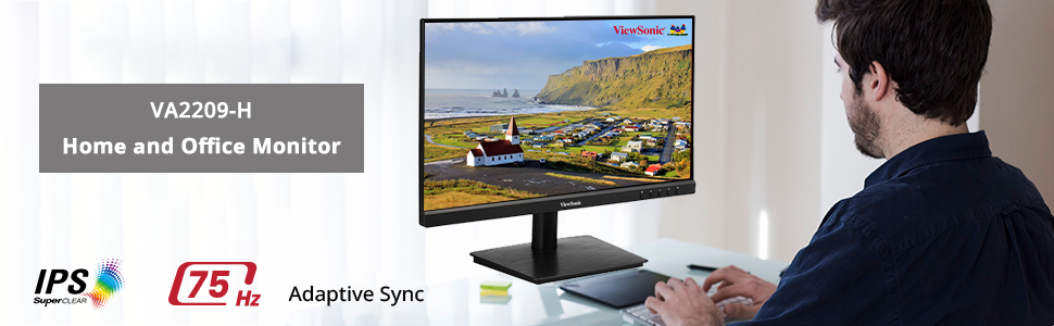 ViewSonic VA2209-H Full HD 1080p SuperClear® IPS 22 Inch Eye-Care ...