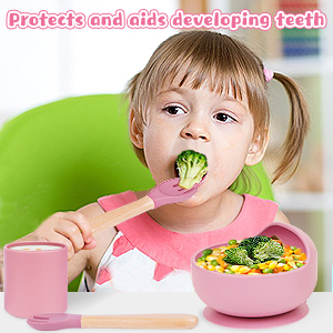 baby silicone feeding set