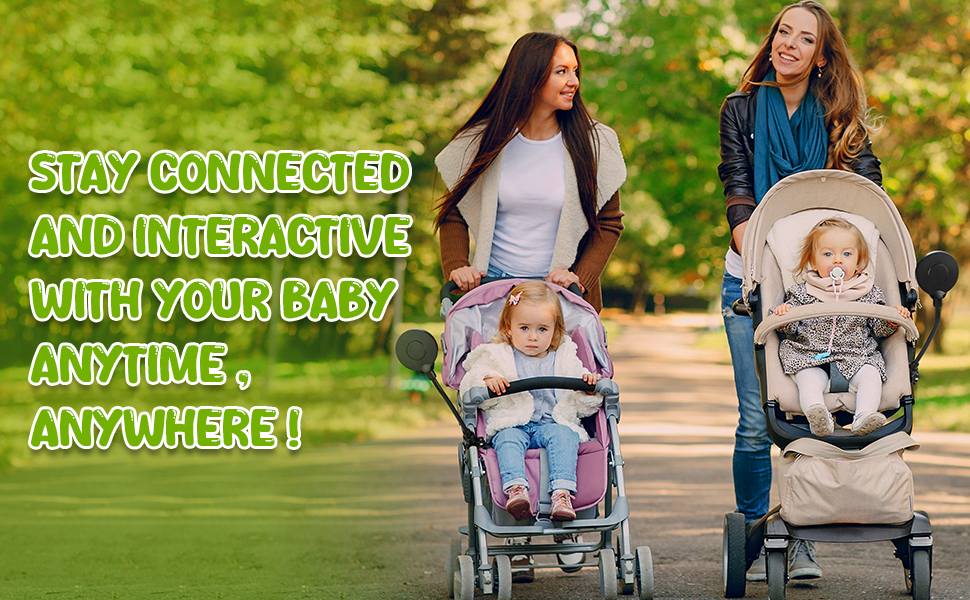 stroller mirror attachment for walking