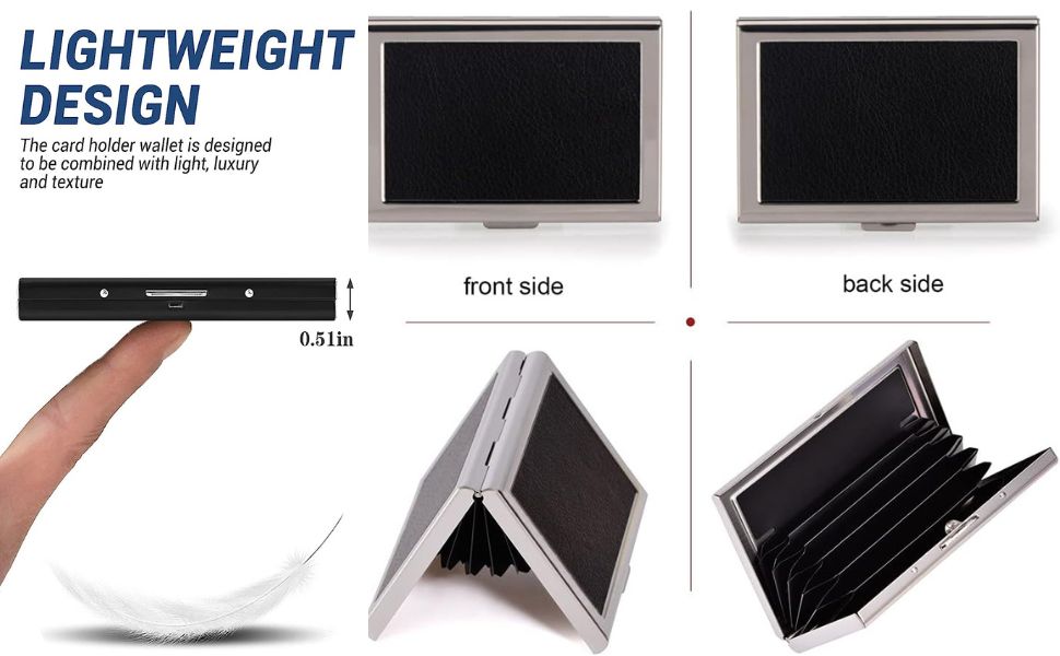 6 Slot RFID Card Holder