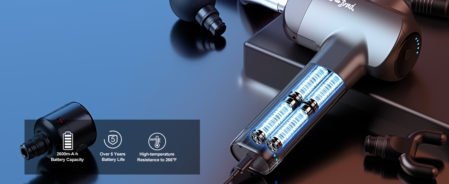 bob and brad massage gun with heat