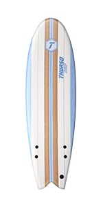 Amazon.com : THURSO SURF Lancer 5'10'' Soft Top Foam Surfboard