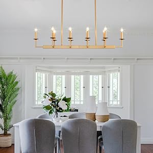 dining room chandelier over table