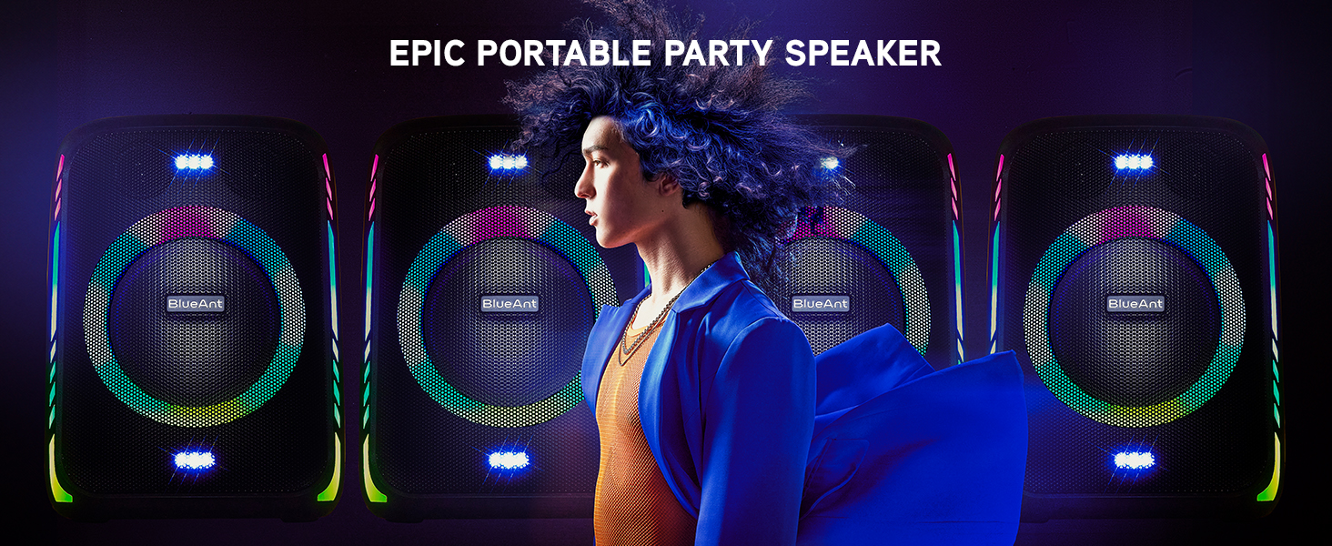 Epic Portable Party Speaker (1464x600 A+)