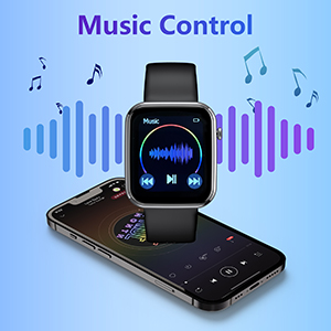 Smart watch music control fitness watch activity tracker