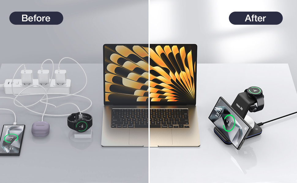 3 in 1 Wireless Charger Stand