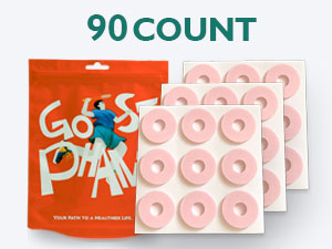 You will get 90 count Callus Cushions