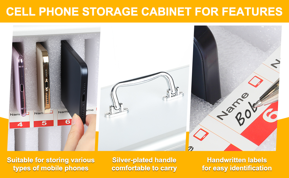 wall mounted phone locker