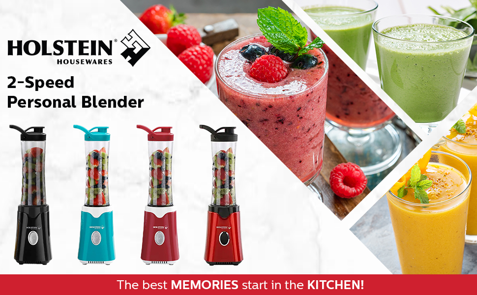 Holstein Housewares HH0914902B Personal SingleServe Blender, Black