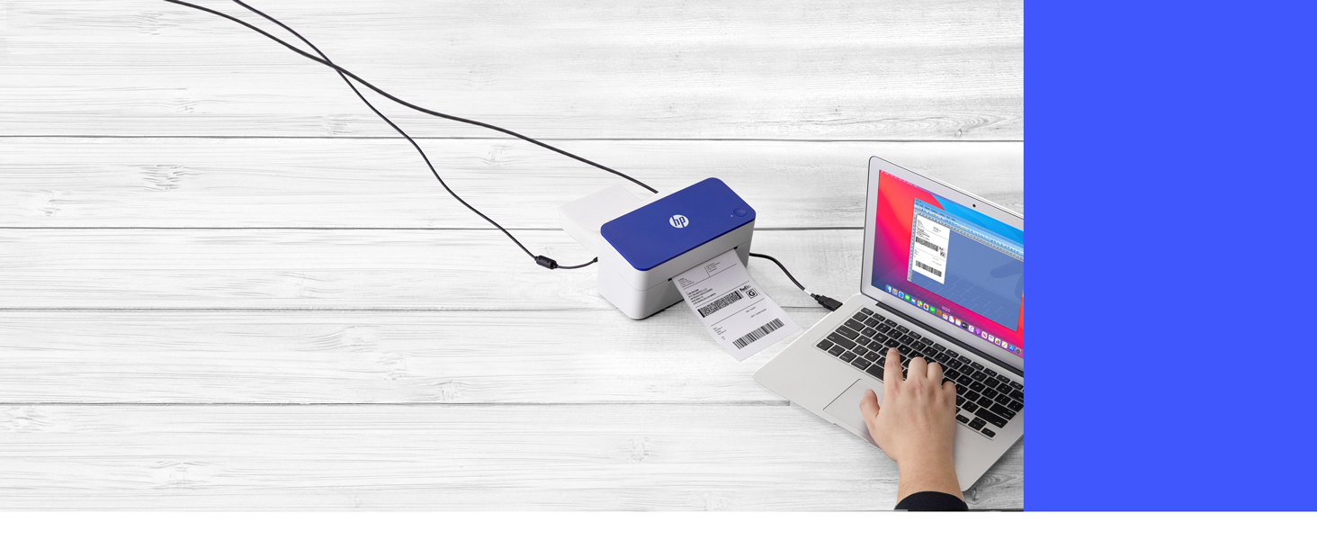 HP Shipping Label Printer, 4x6 Commercial Grade Direct