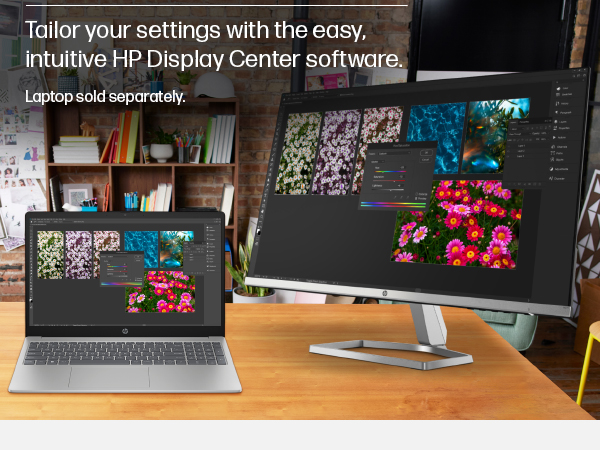 HP M27f FHD Monitor with IPS Panel and Eyesafe Certification
